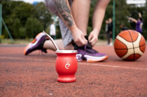 Un Mate Magma acél Maté tök 230ml, piros