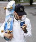Un Mate Wave acél Maté tök 230ml, kék
