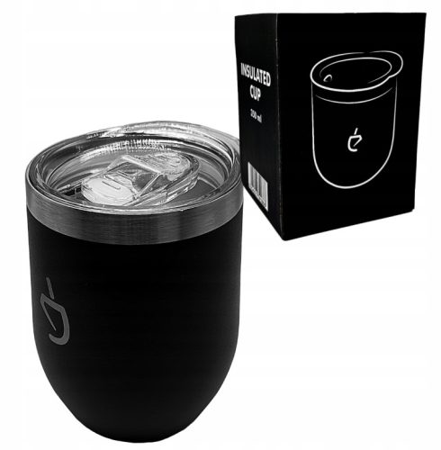 Un Mate Termolid acél maté tök 350ml, fekete