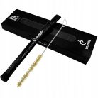 Un Mate Bombilla tisztítókefével 16cm, fekete