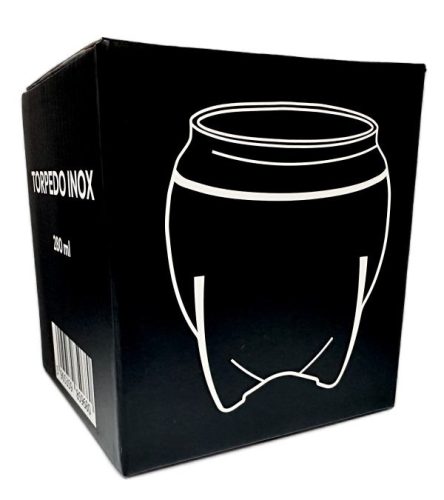 Un Mate Torpedo Inox Maté tök 280ml, fekete