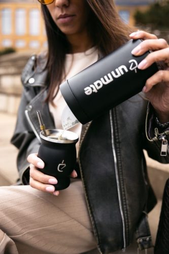 Un Mate Yerba Maté tároló, fekete