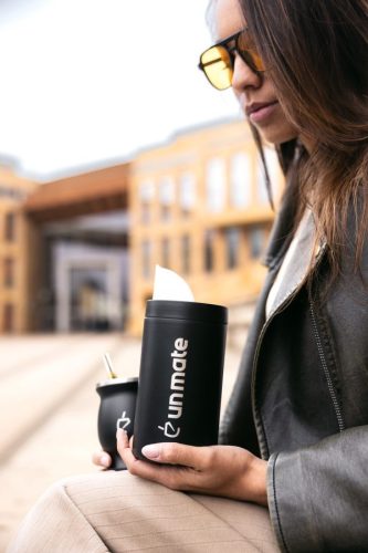 Un Mate Yerba Maté tároló, fekete