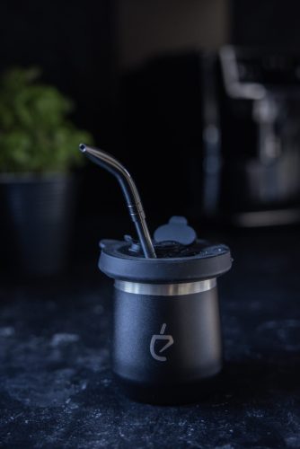 Un Mate Termolid DualFlow PRO Maté szett, Fekete
