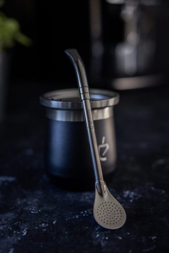 Un Mate Termolid DualFlow PRO Maté szett, Fekete