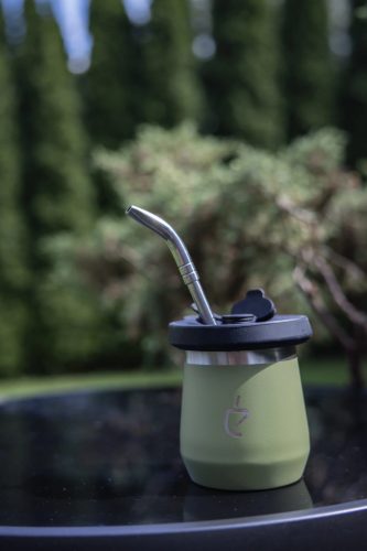 Un Mate Termolid DualFlow PRO Maté szett, Forest Green