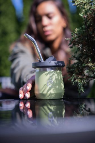 Un Mate Termolid DualFlow PRO Maté szett, Forest Green