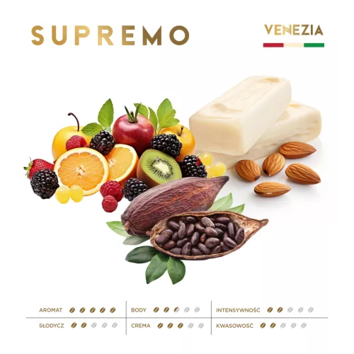 Venezia Supremo 100% Arabica szemes kávé 1kg