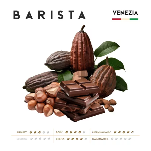 Venezia Barista Plus 20/80 szemes kávé 1kg 