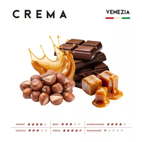 Venezia Crema 50/50 szemes kávé 1 kg 