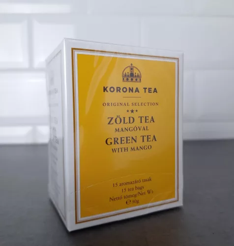Korona Zöld tea mangóval, 15x2g teafilter