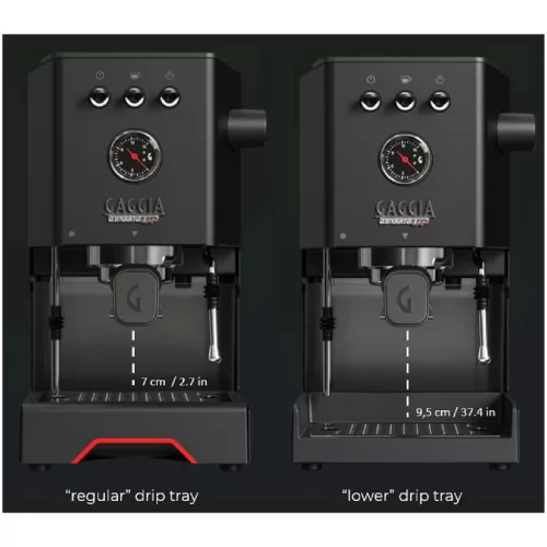 Gaggia Classic Up Dual PID eszpresszó kávégép, fekete