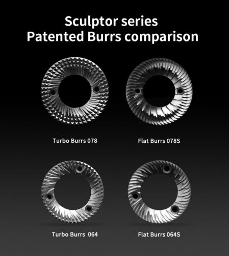 TIMEMORE Sculptor 064S elektromos kávéőrlő, fekete