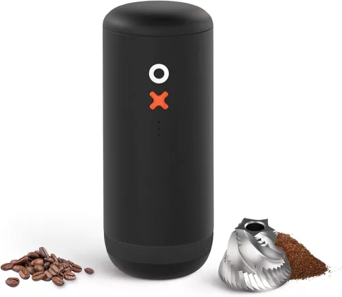 Timemore x Nuttii OX Lite hordozható elektromos kávéőrlő, fekete