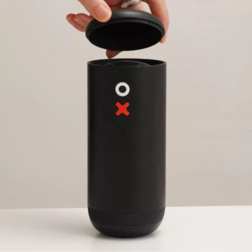 Timemore x Nuttii OX Lite hordozható elektromos kávéőrlő, fekete