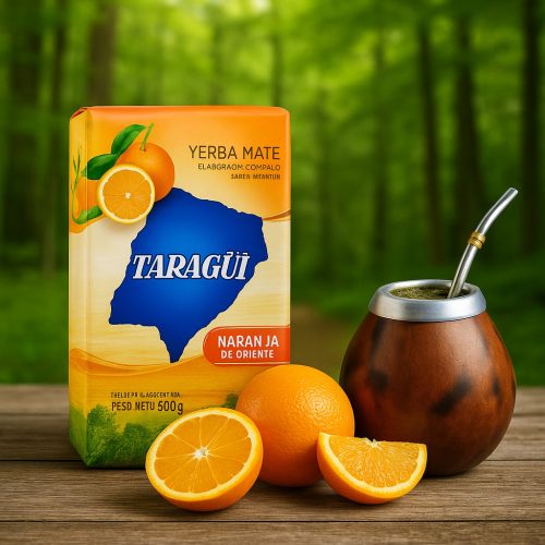 Taragüi Naranja (Narancsos) Ízesített Yerba Maté tea, 500g