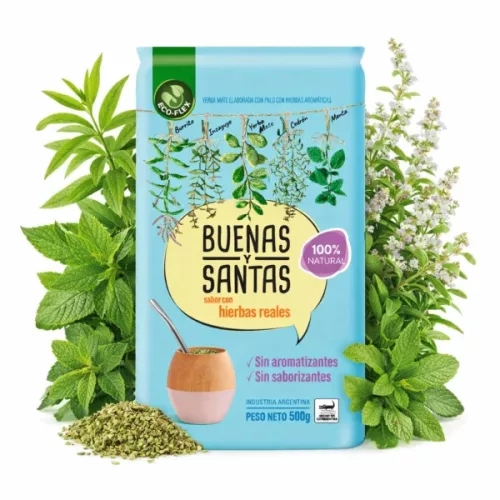 Buenas Y Santas Ízesített Yerba Maté tea, 500g