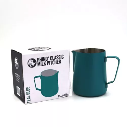 Rhino Classic tejhabosító kancsó 450 ml, Pávakék