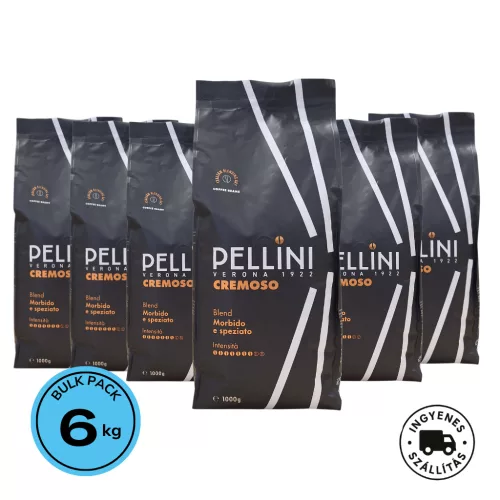 Pellini Cremoso szemes kávé 6x1kg