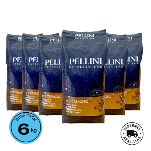 Pellini Cremoso szemes kávé 6x1kg