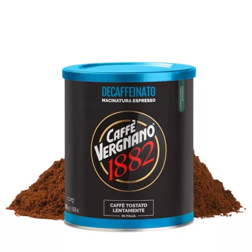 Vergnano koffeinmentes őrölt kávé 250g