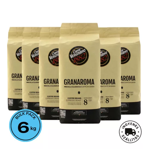 Caffé Vergnano Gran Aroma szemes kávé 6x1kg