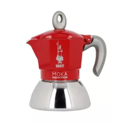   Bialetti Moka Indukciós kotyogós kávéfőző 2 adagos, piros