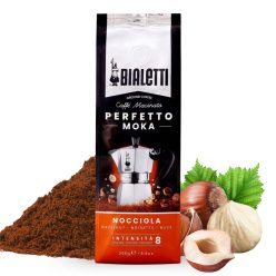Bialetti Moka Perfetto mogyoró ízű őrölt kávé 250g