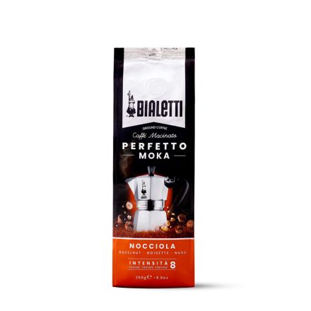 Bialetti Moka Perfetto mogyoró ízű őrölt kávé 250g