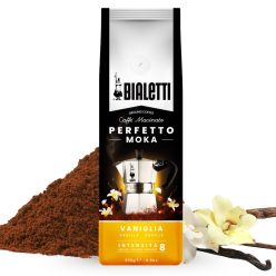 Bialetti Moka Perfetto vanília ízű őrölt kávé 250g