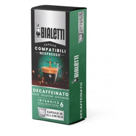 Bialetti DECA Nespresso kompatibilis kapszula 10db, koffeinmentes