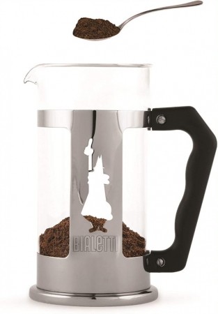 Bialetti Preziosa French Press dugattyús kávé és teakészítő 350 ml