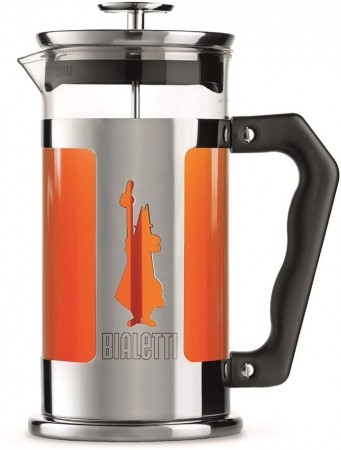 Bialetti Preziosa French Press dugattyús kávé és teakészítő 350 ml
