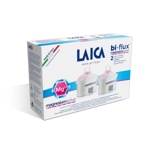 LAICA 2 db os MAGNÉZIUM active bi-flux vízszűrőbetét - 2 db