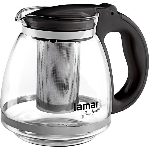 Lamart Verre LT7027 Teáskanna fekete 1,5L