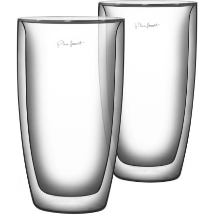 Lamart Vaso LT9011 duplafalú Latte pohár készlet 380 ml, 2db