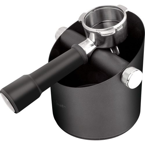 Lamart LT7079 fém zacckiütő doboz, knock-box, fekete