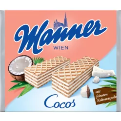 Manner kókuszkrémmel töltött ropogós ostyaszeletek 75 g