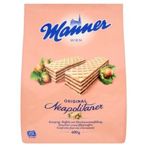 Manner Original Neapolitaner - mogyoró kérmmel töltött ostya 400g