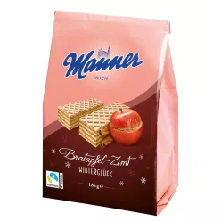 Manner sült almás fahéjas ostya 185g