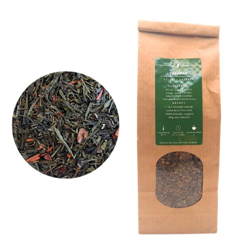 Tűzvirág gyümölcsös zöld tea 100g