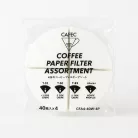 CAFEC A4P Filterpapír válogatás 02-méret (2-4 csésze) 4x40 db