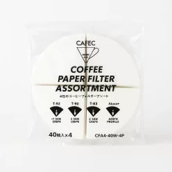   CAFEC A4P Filterpapír válogatás 02-méret (2-4 csésze) 4x40 db