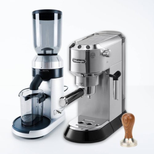 Delonghi Dedica EC685 eszpresszó gép + Catler CG8011 őrlő csomag