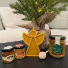 Mézes Gergő - karácsonyi méz és gyertya válogatás ajándékcsomag
