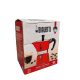 Bialetti Moka Express kotyogós kávéfőző 3 adagos, piros  (OUTLET)