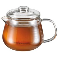 Compact üveg teáskanna, üveg szűrővel 400ml