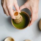 Chawan Japán Rusztikus matcha tál