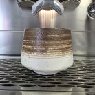 StoneLook porcelán csésze – barna-fehér (190 ml)