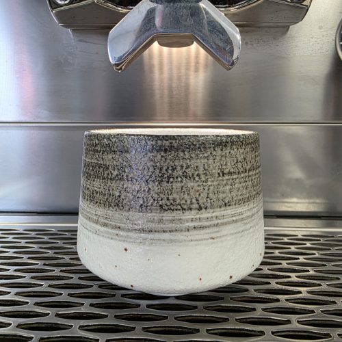 StoneLook porcelán csésze – szürke-fehér (190 ml)